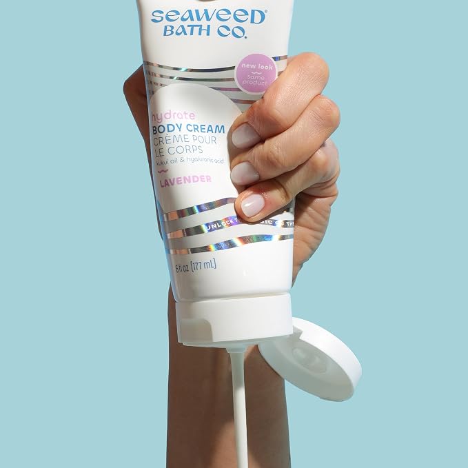 Seaweed Bath Co. Hydrate Body Cream, Lavender Scent, 6 Ounce, Nourishing Hand & - Image 5