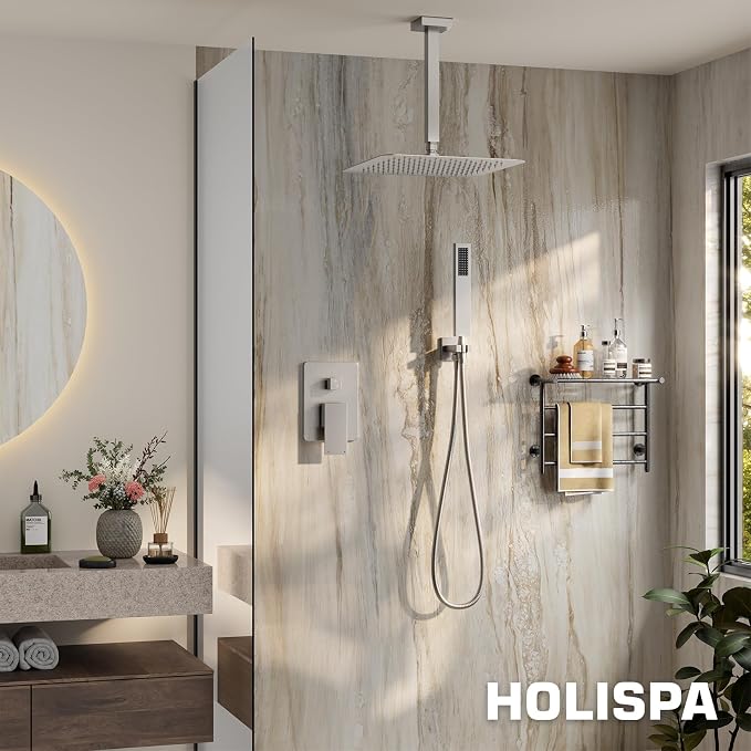 Ceiling Mount Shower System, Shower Faucet Set - Image 8