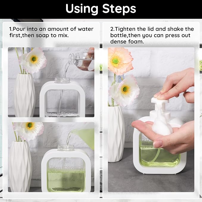 Segbeauty 10.1oz Foam Dish Soap Dispenser - Image 3