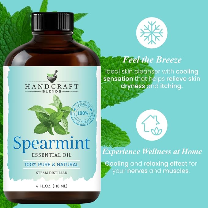 Handcraft Blends Spearmint Essential Oil – Huge 4 Fl Oz – 100% Pure and Natural - Image 5