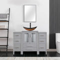 eclife 48" Modern Bathroom Vanity Sink Combo Freestanding Cabinet by eclife