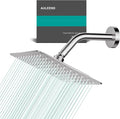 Square Rain Shower Head, High Flow Stainless Steel, Work by AULEEND