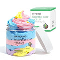 Cream Whipped Scrub Soap Bar by JIAYIGOOD