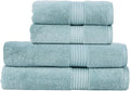 Christy Supreme Hygro 4 Piece Towel Set | Mineral Blue | 100% Luxury Supima by Christy