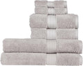Christy Renaissance 6 Piece Gray Towel Set | 100% Egyptian Cotton | Luxury by Christy