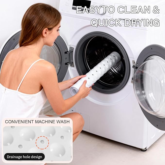 Anti-Slip Bathtub Shower mat, 20.8×20.8（Approximately 53×53cm） inch Soft - Image 7