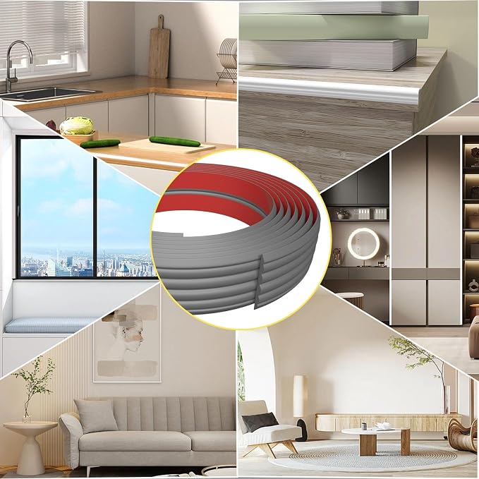 20FT Flexible Wall Corner Protector Moulding Trim, Peel and Stick Inside & - Image 7