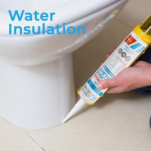 Adhesive Guru Clear Silicone Sealant Waterproof, All Purpose 100% Silicone Caulk - Image 8