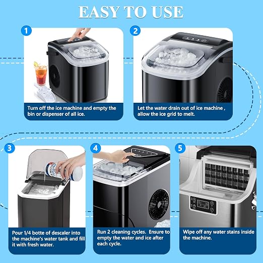 USKICH 4 Pack Ice Machine Cleaner Maker Descaler-68 fl oz Nickel Safe Descaler - Image 3