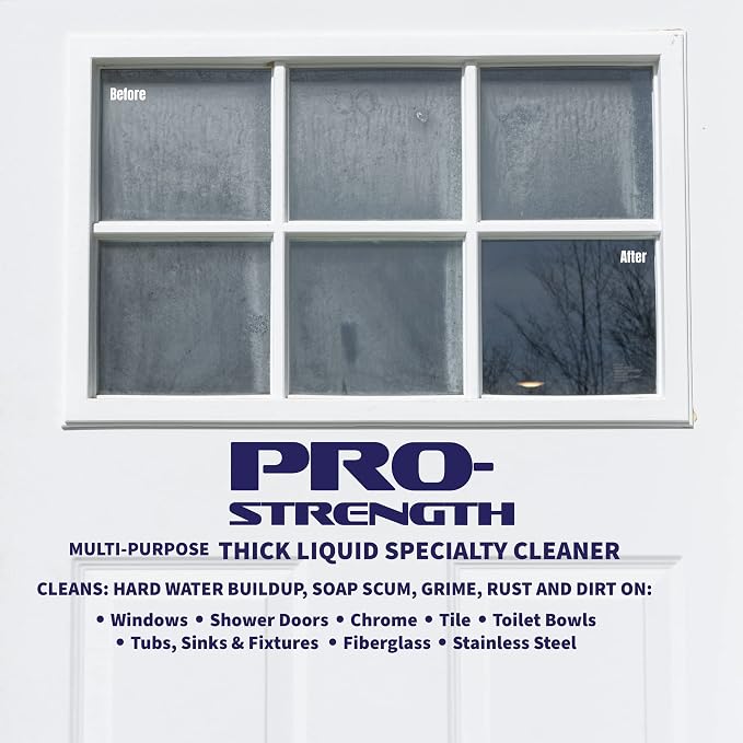 Pro-Strength Hard Water Stain Remover, Industrial Strength Hard Water, Rust & - Image 3
