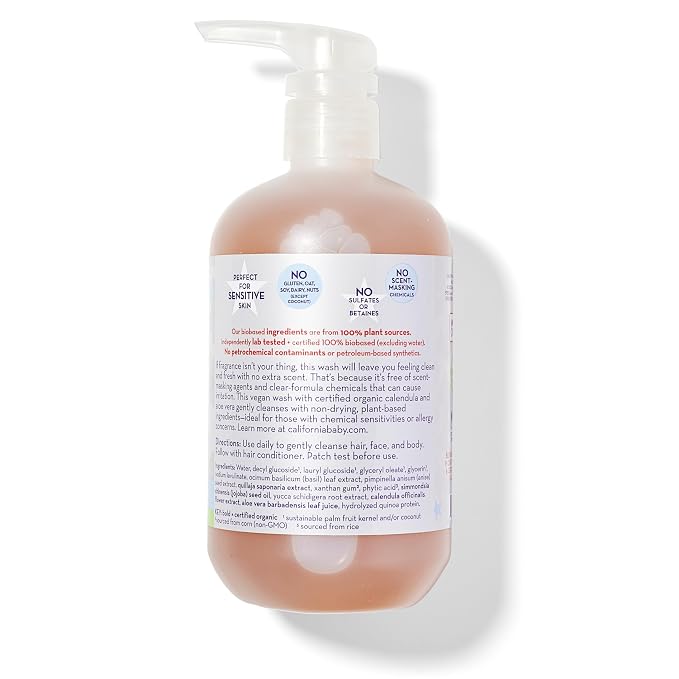 California Kids Shampoo + Kids Body Wash 2-in-1 | Super Sensitive | Gentle Skin - Image 2