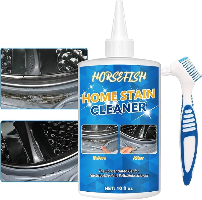 Washing Machine Cleaner, 10 Fl Oz Household Home Remover Gel by HORSEFISHTOOL