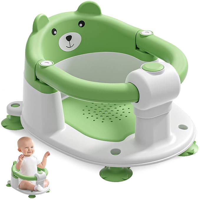 Baby Bath Seat for Babies 6 Months & up, Non-Slip Toddler Bath Seats for Babies by Himold