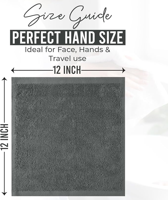 DAN RIVER 24 Pack Wash Cloths for Showering - Image 2