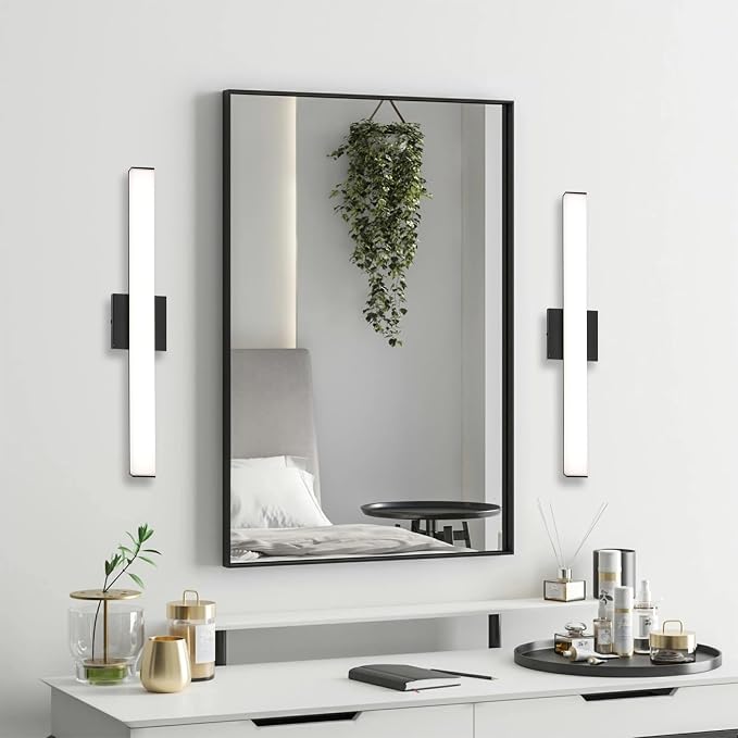 Bathroom Vanity Light Brushed Nickel Square LED 24 inch 14W 4000K Natural White - Image 7