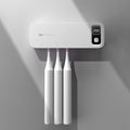 Toothbrush Cleaning Holder, Self Adhesive Toothbrush Cleaner, Timer Function by 7Trees