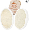 Natural Loofah Sponge, 2 Pack Exfoliating Body Scrubber by HOME