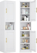 66.93" Tall Bathroom Storage Cabinet, Metal Storage Cabinet by GAIOUS