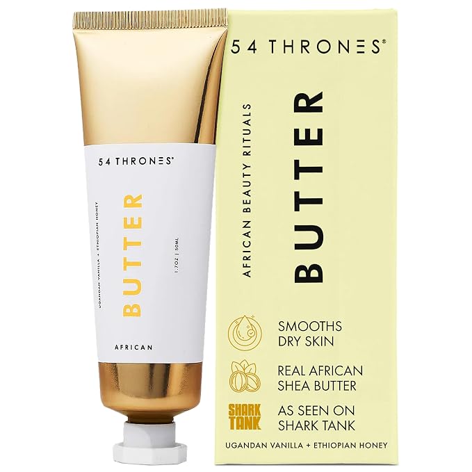 54 Thrones African Beauty Shea Butter, Intensive Dry Skin Support, Moisturizing by 54THRONES