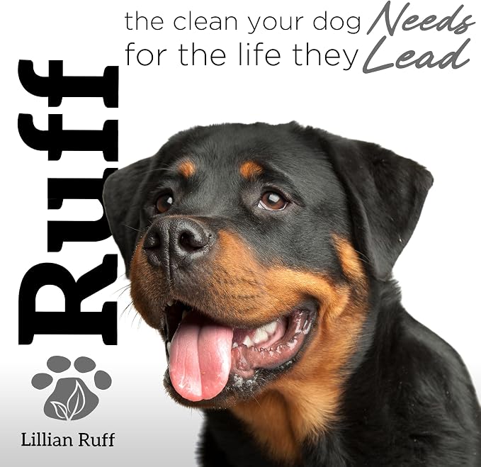 Ruff by Lillian Ruff Activated Charcoal Pet Shampoo – Lemon Sage – Deep Cleanser - Image 7