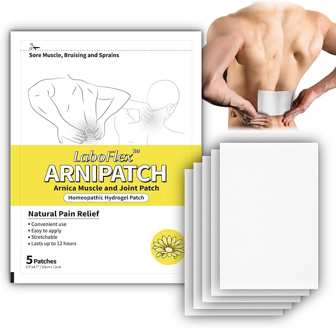 Arnica Hydrogel Pain Relief Patches | Natural Relief by Labottach