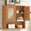 LEYAOYAO Rattan Bathroom Wall Cabinet, Boho Medicine Cabinet by LEYAOYAO-Findtheshiningpointofyourideallife%EF%BC%81