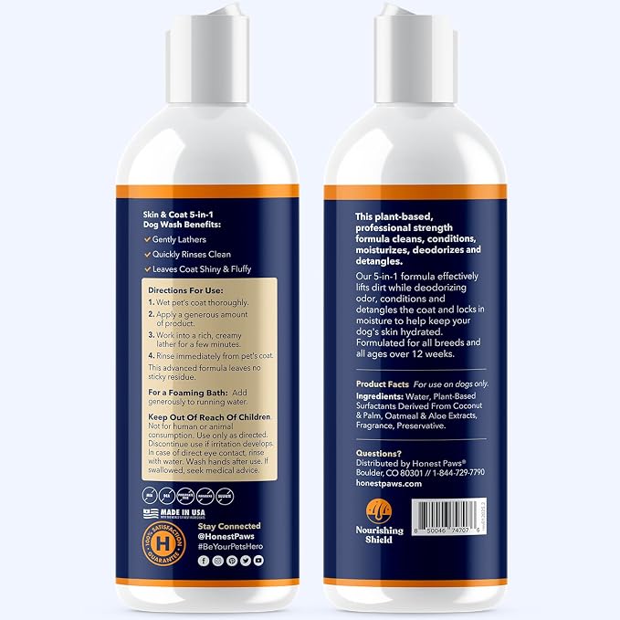 Honest Paws Dog Shampoo and Conditioner - Image 7
