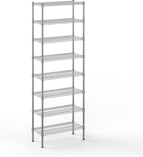 14" Deep x 30" Wide x 86" Height Wire Shelving Kit | 8-Tier | NSF Commercial by Regal+Altair