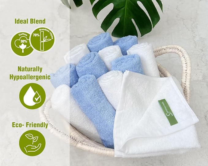 Washcloths 12 Pack 13" x 13" - Image 2