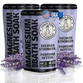 3 Pack Bundle: Coach Soak Recovery Bath Soak, Epsom Salt Bulk by CoachSoak