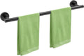 Matte Black Towel Bar, 24 Inch Bathroom Towel Rack, SUS304 Stainless Steel by DIYMyHome
