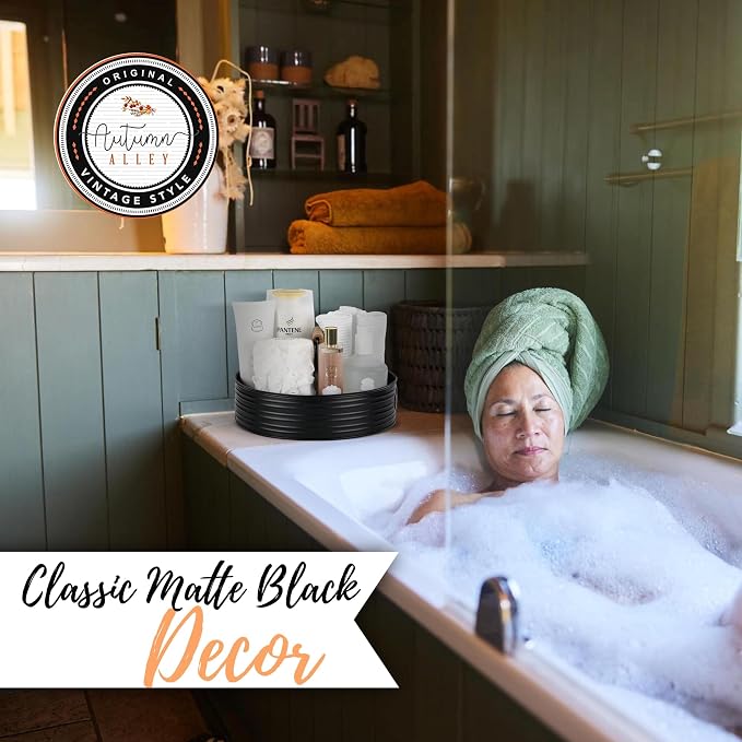 Autumn Alley Rustic Farmhouse Bath Caddy - Image 9