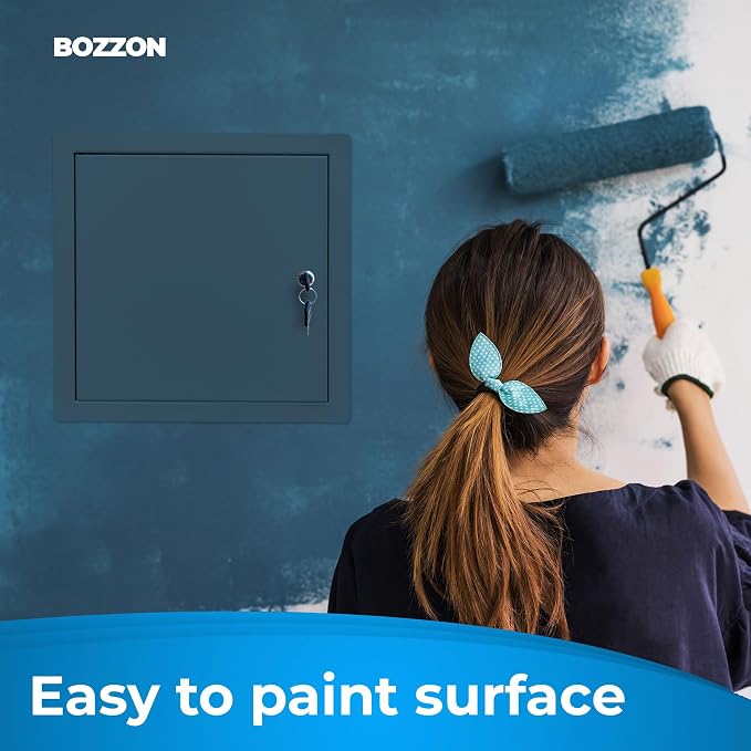 BOZZON Access Panel for Drywall 10 x 10 inch – Metal Door - Image 5