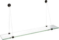Spancraft Glass CR-12x48-Black Crane Glass Shelf by Spancraft