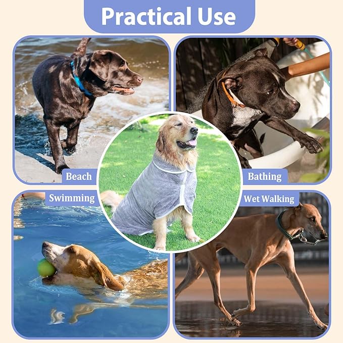 Dog Bathrobe Towel - Image 5