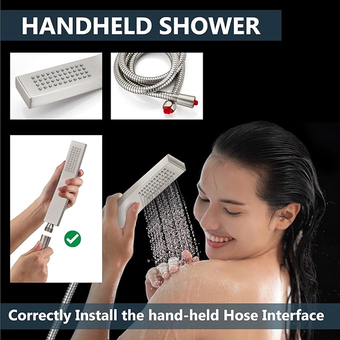 Aolemi Shower Faucet Set Rain Shower System - Image 3