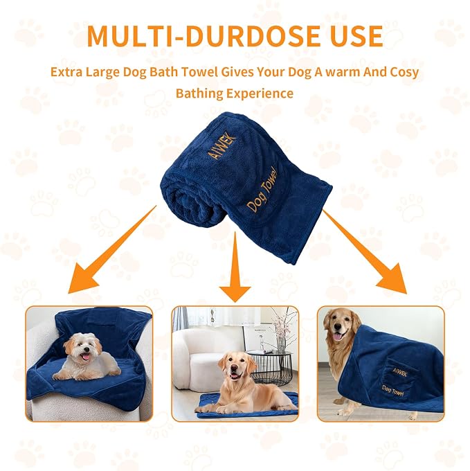 Super Absorbent Microfiber Dog Towels - Image 6