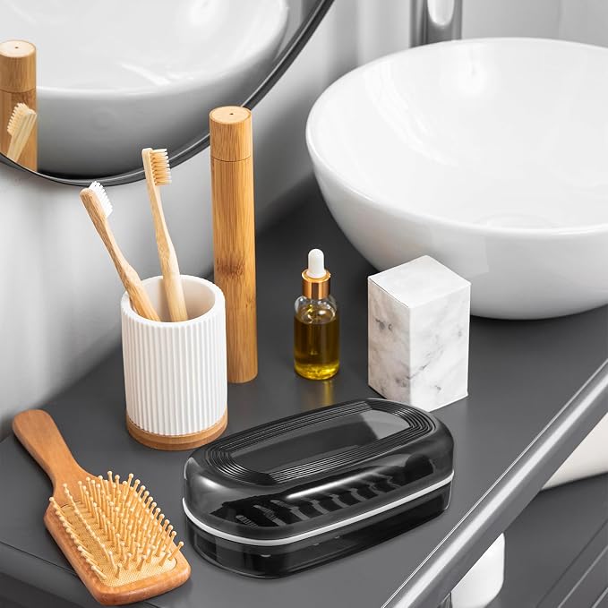 Shampoo Bar and Conditioner Holder Travel Case Shampoo Bar Holder Bars Soap - Image 8