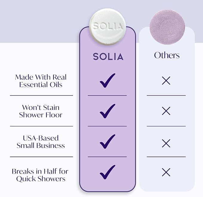 Solia Lavender Shower Steamers Aromatherapy 15-Pack - Image 5