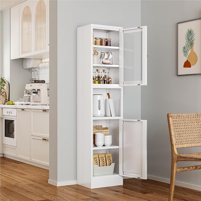 Metal Bathroom Storage Cabinet, Slim Metal Locker - Image 2