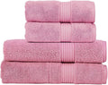 Christy Supreme Hygro 4 Piece Towel Set | Blush | 100% Luxury Supima Cotton | by Christy
