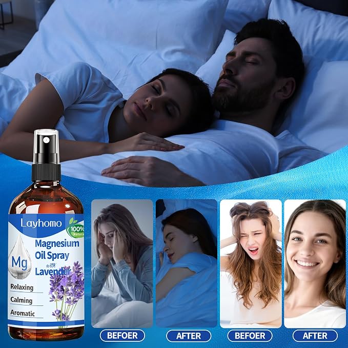 Magnesium Oil for Feet, Pure Magnesium Spray for Sleep, Liquid Topical Athletes - Image 6