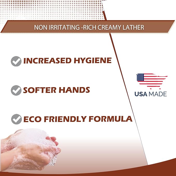 GreenFist Foaming Hand Soap Refills Cinnamon Scent Jug Foam Refill Made in USA - Image 3