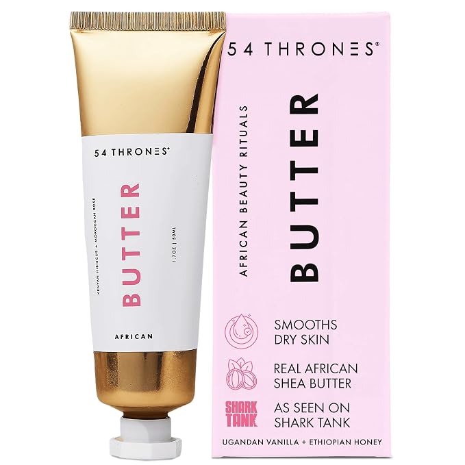 54 Thrones African Beauty Shea Butter, Intensive Dry Skin Support, Moisturizing by 54THRONES