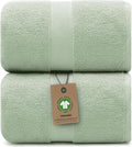 100% Organic Luxury Bath Sheets by AlusaHome