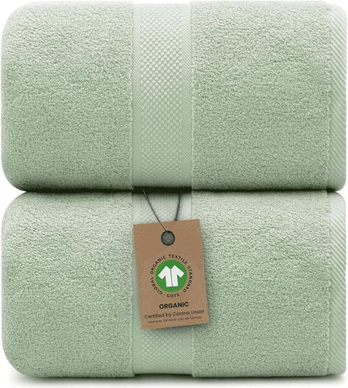 100% Organic Luxury Bath Sheets by AlusaHome
