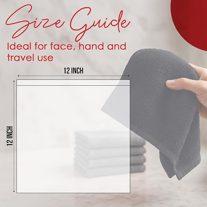RIVERSIDE 12 Pack Washcloths - Image 2