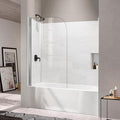 Glass Shower Panel 24" W x 62" H Frameless Bathtub Shower Door Bathtub Panel by STADREAM