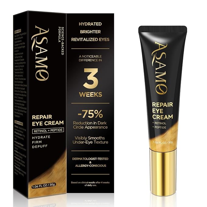 ASAMO Retinol Eye Cream – Retinol and Peptides by Unknown