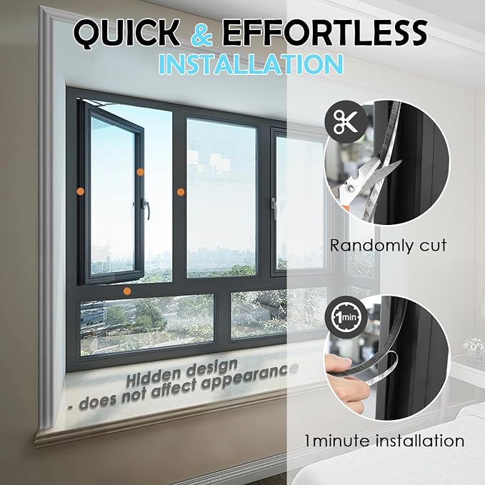 40FT Brush Weather Stripping Door Window Seal - Image 9